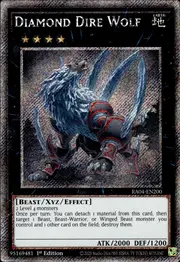 Diamond Dire Wolf · Platinum Secret Rare 200psec