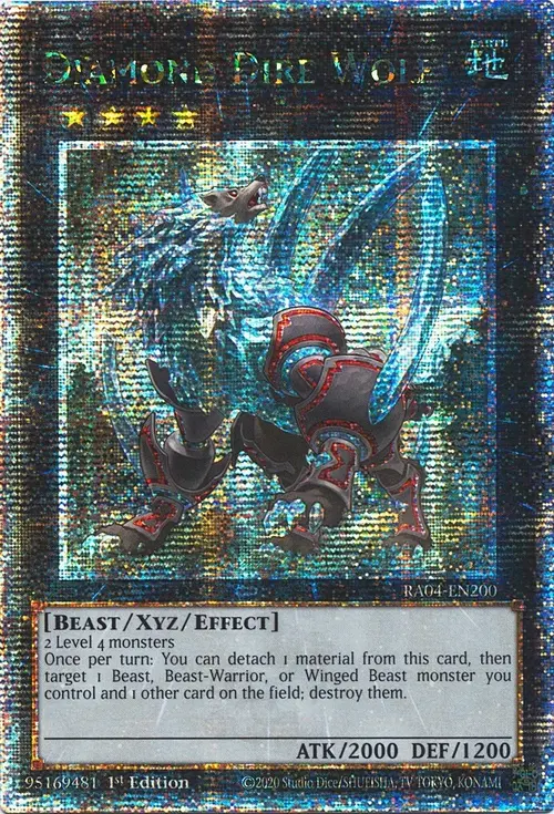 Diamond Dire Wolf Card Front