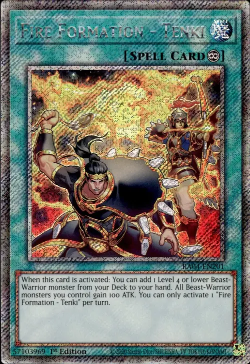 Fire Formation - Tenki Card Front
