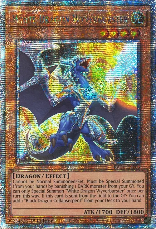 White Dragon Wyverburster Card Front