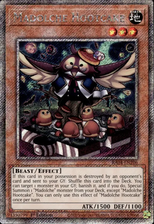 Madolche Hootcake Card Front