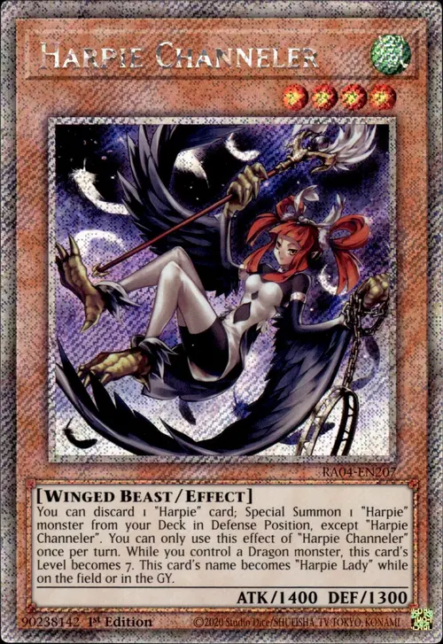 Harpie Channeler Card Front