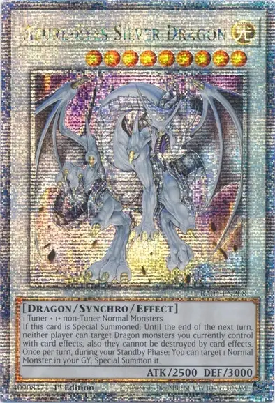 Azure-Eyes Silver Dragon Card Front