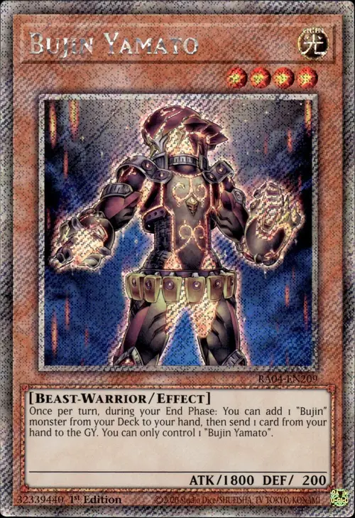 Bujin Yamato Card Front