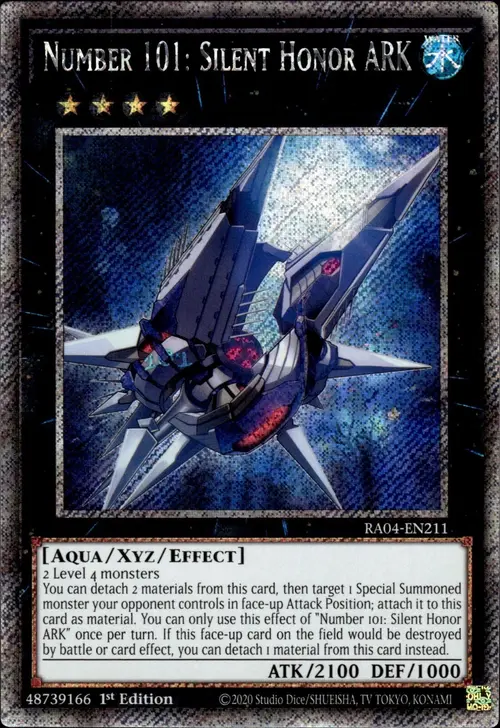 Number 101: Silent Honor ARK Card Front