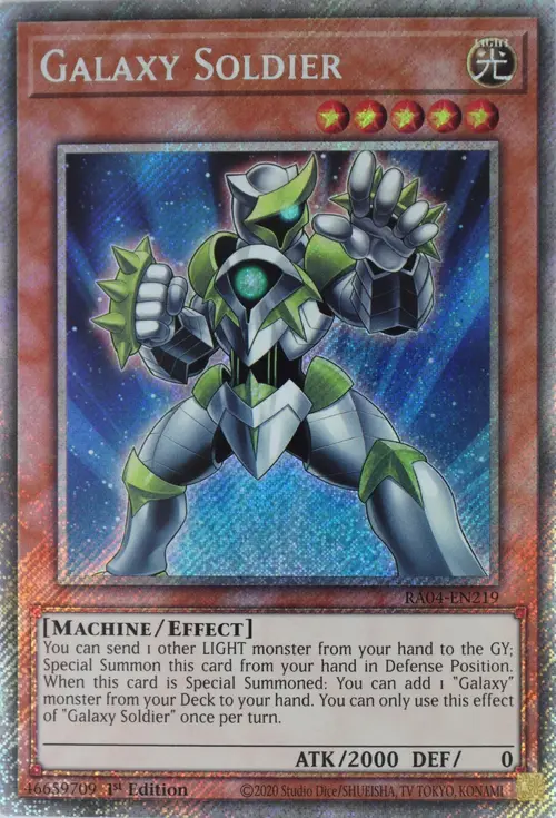 Galaxy Soldier Card Front