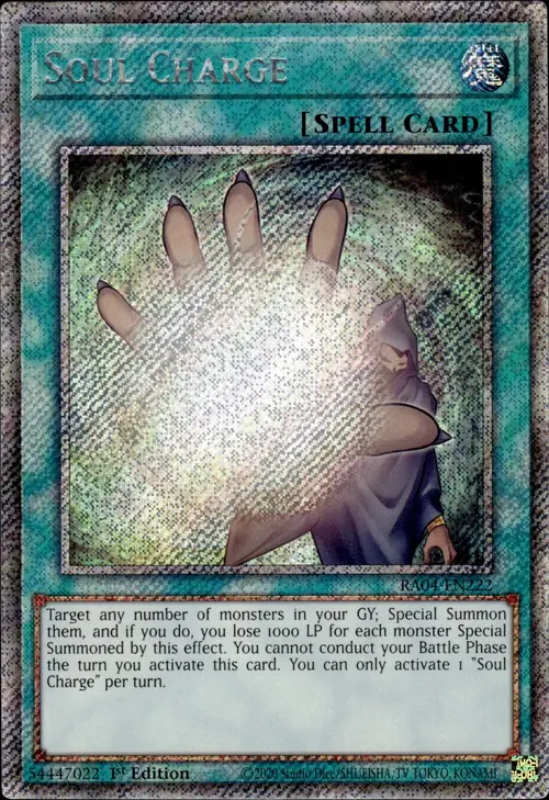 Soul Charge Card Front