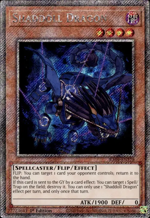 Shaddoll Dragon Card Front
