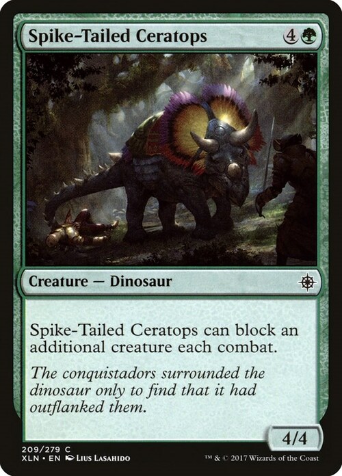 Spike-Tailed Ceratops Card Front