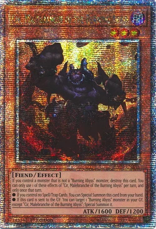 Cir, Malebranche of the Burning Abyss Card Front