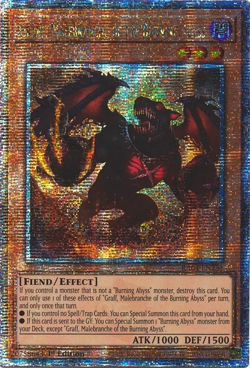 Graff, Malebranche of the Burning Abyss Card Front