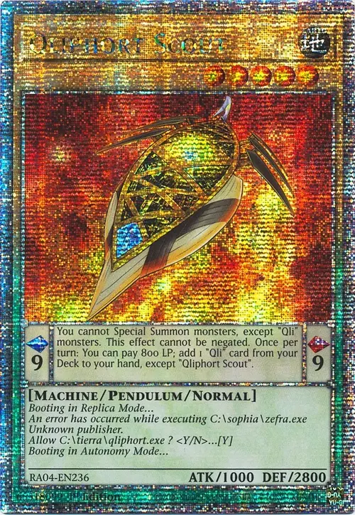 Qliphort Scout Card Front