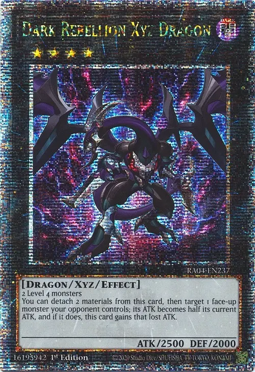 Dark Rebellion Xyz Dragon Card Front