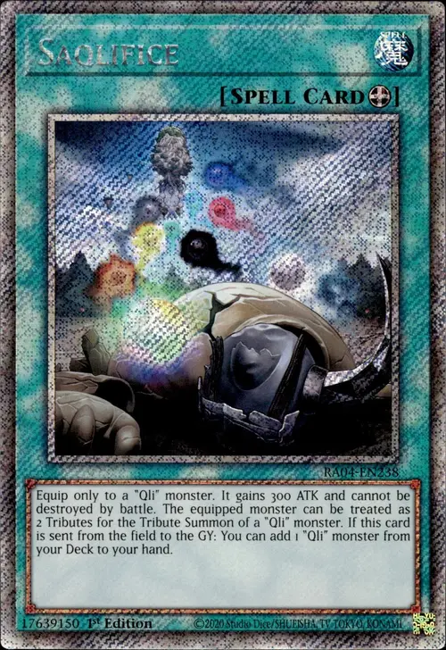 Saqlifice Card Front