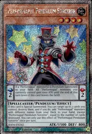 Performapal Pendulum Sorcerer · Platinum Secret Rare 242psec