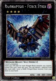 Raidraptor - Force Strix · Platinum Secret Rare 243psec