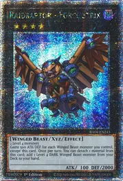 Raidraptor - Force Strix · Quarter Century Secret Rare 243qsec