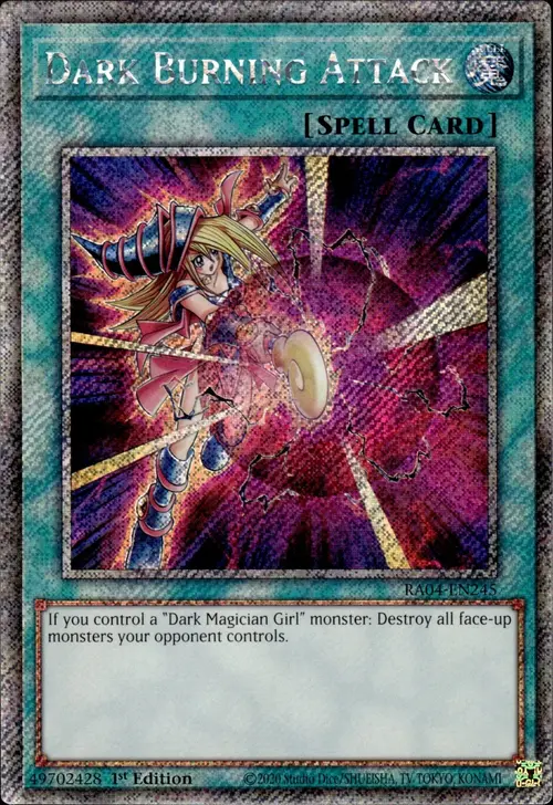 Dark Burning Attack Card Front
