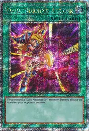 Dark Burning Attack · Quarter Century Secret Rare 245qsec