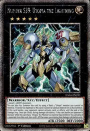 Number S39: Utopia the Lightning · Platinum Secret Rare 251psec