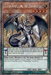 Luster Pendulum, the Dracoslayer · Platinum Secret Rare 252psec
