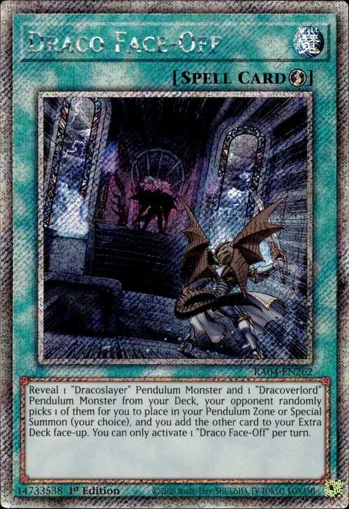 Draco Face-Off Card Front
