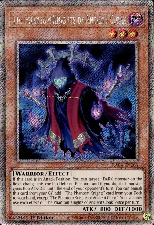 The Phantom Knights of Ancient Cloak Card Front