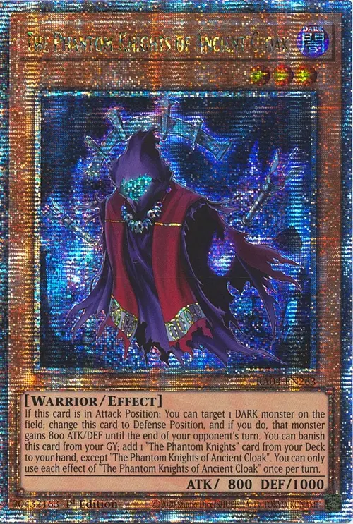 The Phantom Knights of Ancient Cloak Card Front