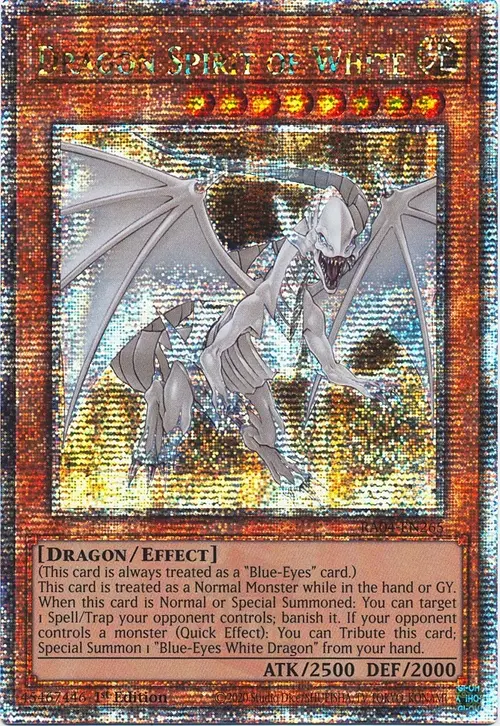 Dragon Spirit of White Card Front