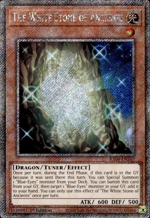 The White Stone of Ancients Card Front
