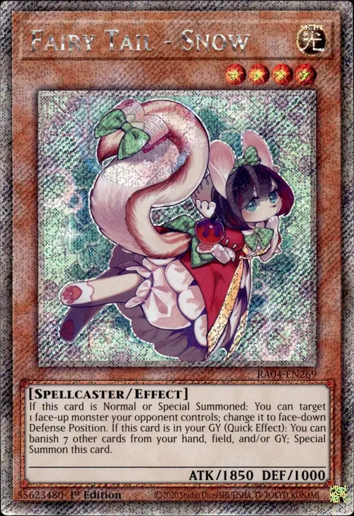 Fairy Tail - Snow Card Front