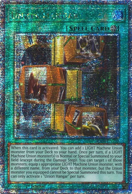 Union Hangar Card Front