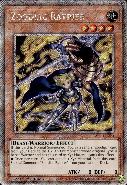Zoodiac Ratpier Card Front