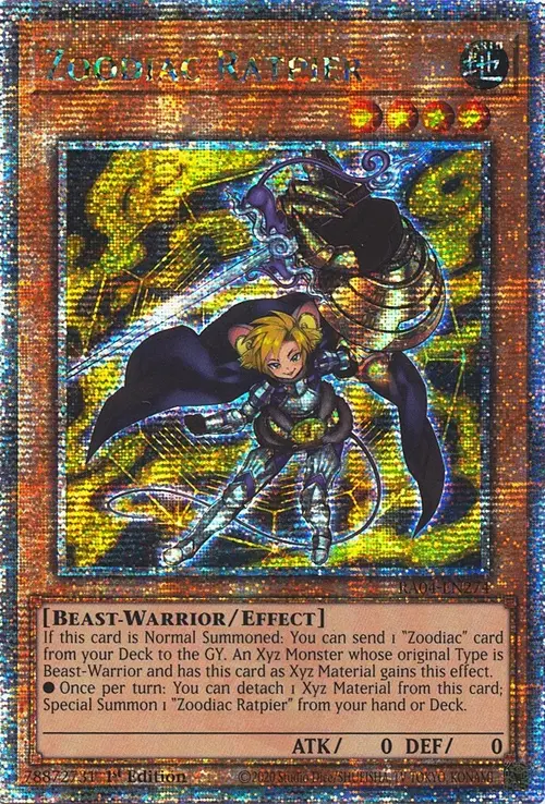 Zoodiac Ratpier Card Front