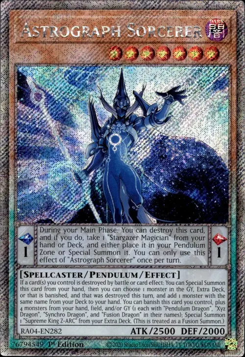 Astrograph Sorcerer Card Front