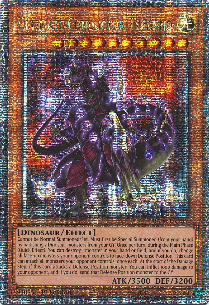 Ultimate Conductor Tyranno Quarter Century Stampede | Yu-Gi-Oh ...
