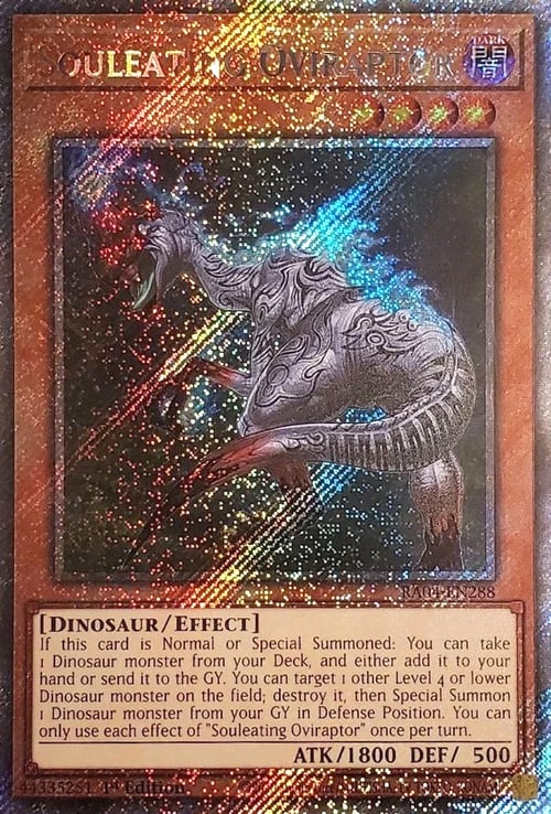 Souleating Oviraptor Card Front