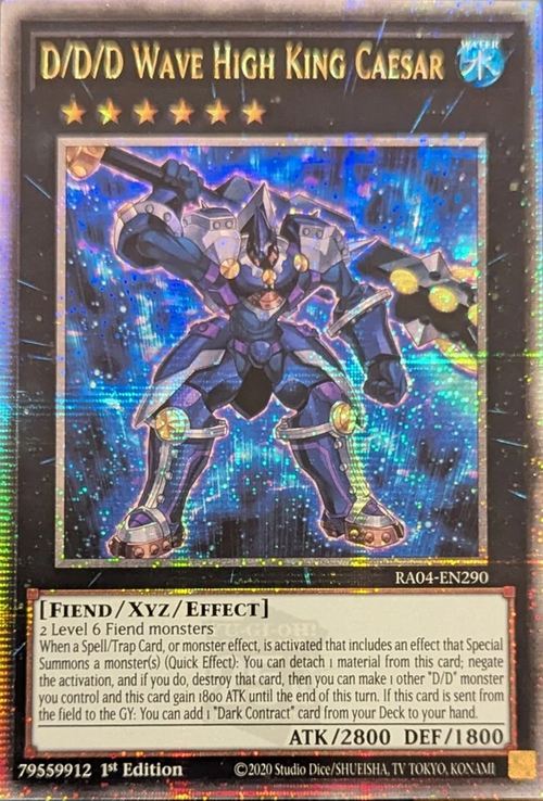 D/D/D Wave High King Caesar Card Front