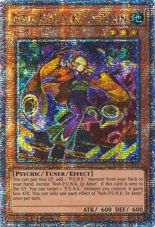 Noh-P.U.N.K. Ze Amin Card Front
