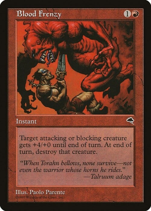 Blood Frenzy Card Front