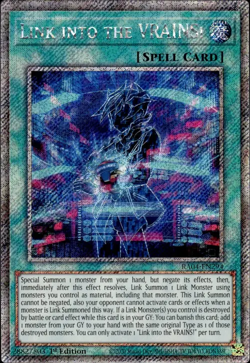 Link into the VRAINS! Card Front