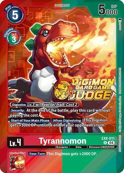 Tyrannomon Card Front