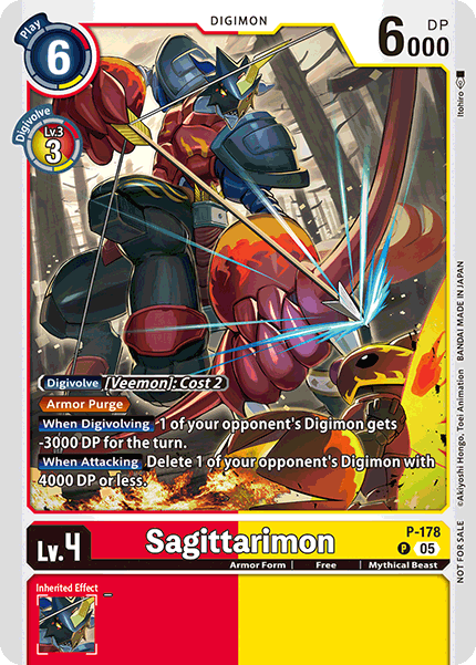 Sagittarimon Card Front