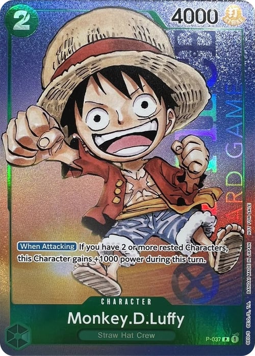 Monkey.D.Luffy Card Front