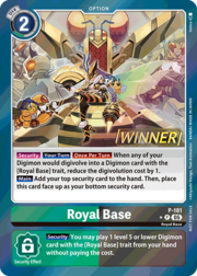 Royal Base · Store Tournament 2025 Vol.2 | Winner Pack P-181w