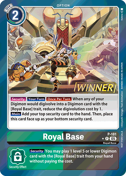 Royal Base Card Front