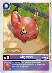 Gigimon · Store Tournament 2025 Vol.2 | Winner Pack P-177w