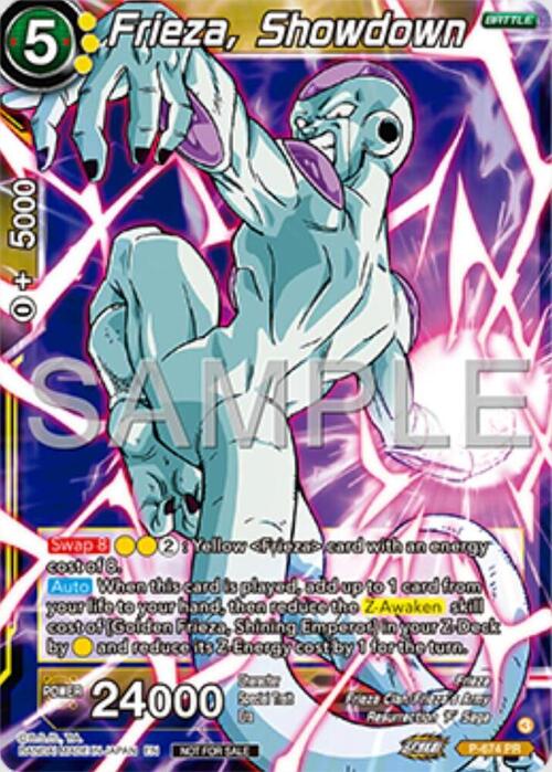 Frieza, Showdown Card Front