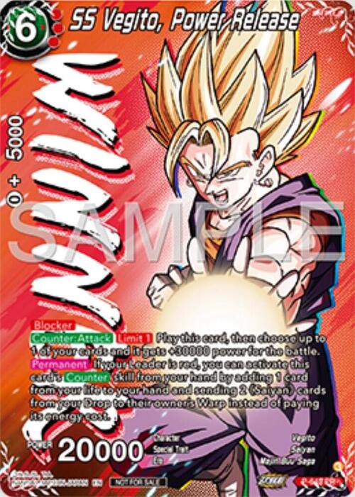 SS Vegito, Power Release Card Front