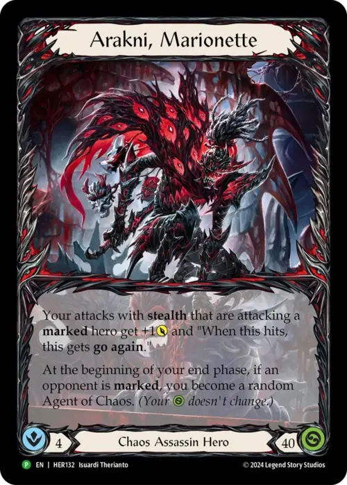 Arakni, Marionette Card Front